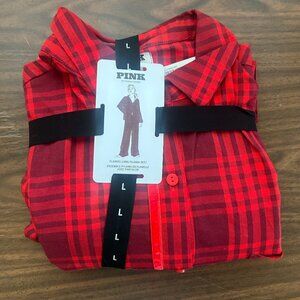 Women's Victoria Secret Flannel PJ Set
